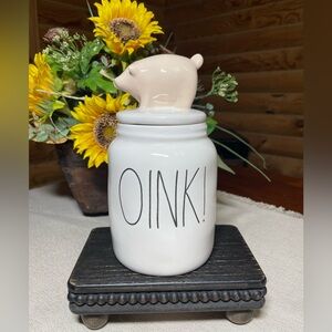 OINK! Rae Dunn Ceramic Canister
